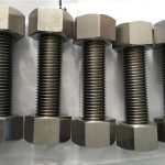 nikkellegering 400 en2.4360 volledig draadstaaf met moere-bevestiging