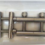 ansi 316ti / en 1.4571, 317l / en 1.4438 roestvrye staal onderdele-verbindingsstaafreeks